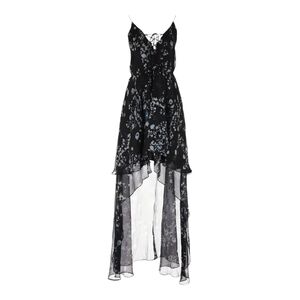 The Jetset Diaries Women's Black Tama Printed Sleeveless Maxi Dress